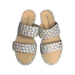 Lucky Brand Light Blue Sandals